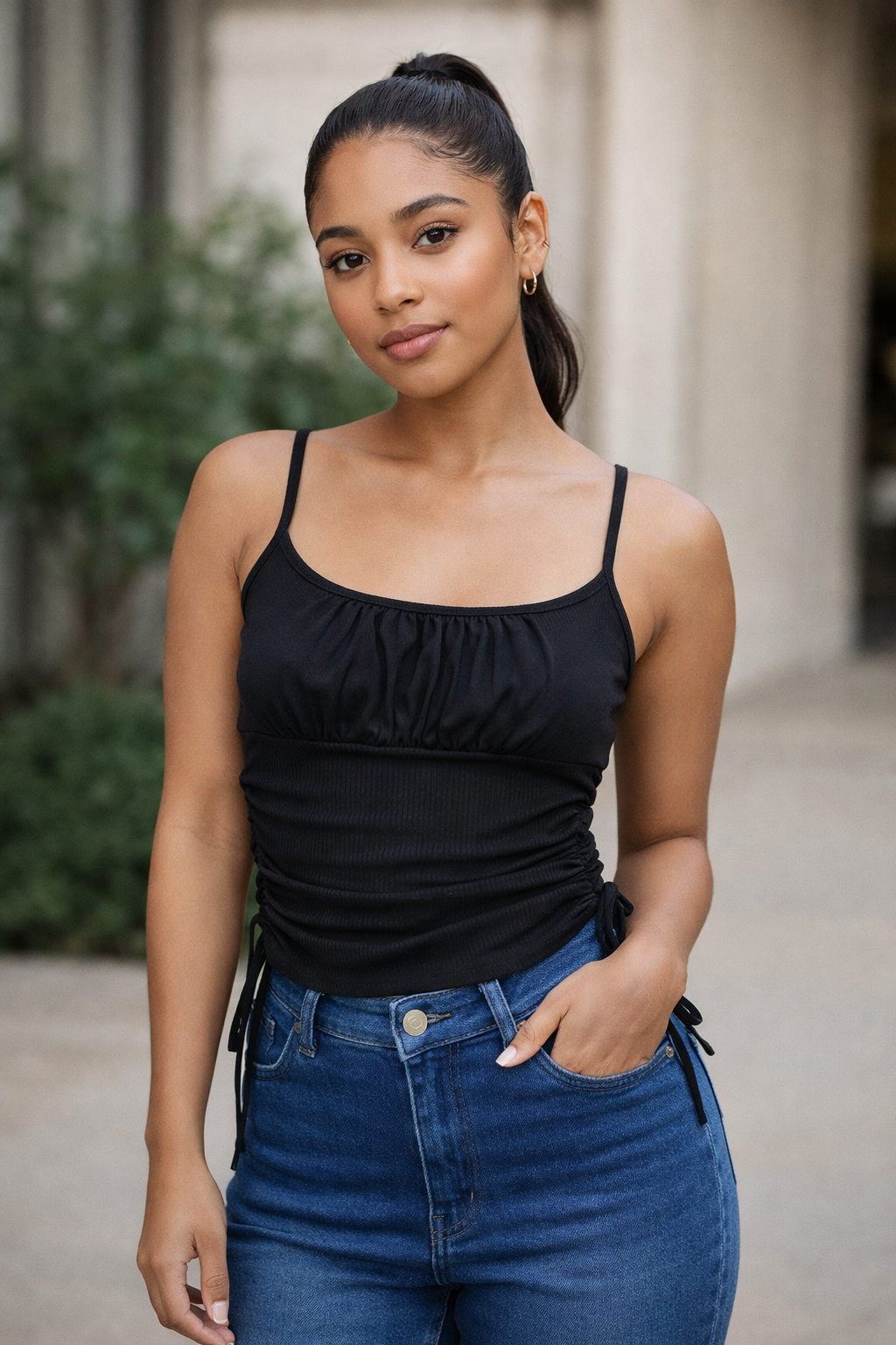 Dinah Side Tie Top