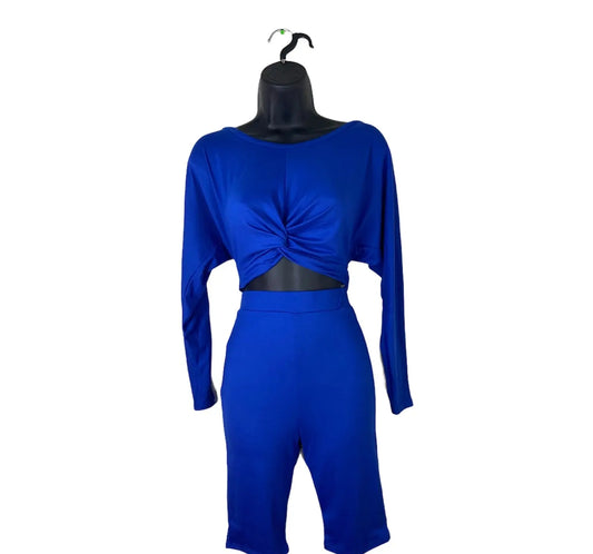 Maree Long Sleeve Biker Set - QueenzReign