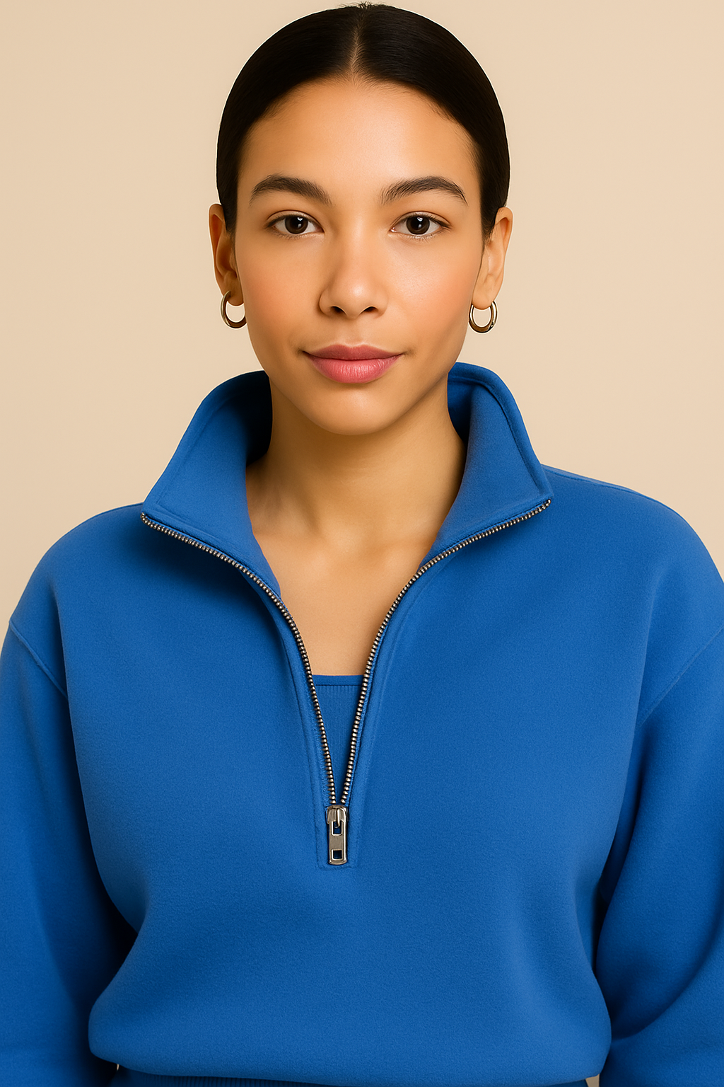 Fleece Half-Zip Jogger Set