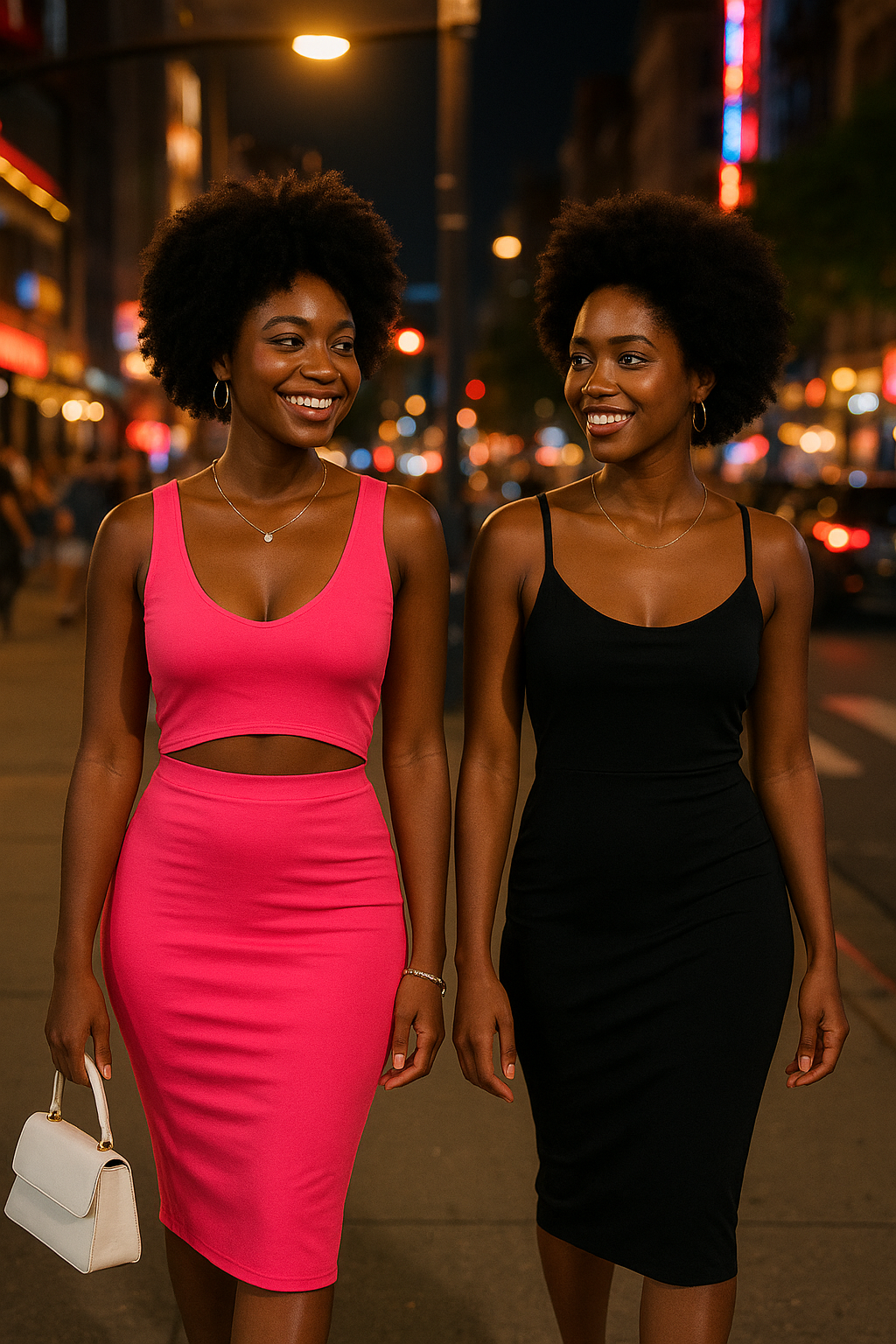 Pink 2-Piece Skirt Set