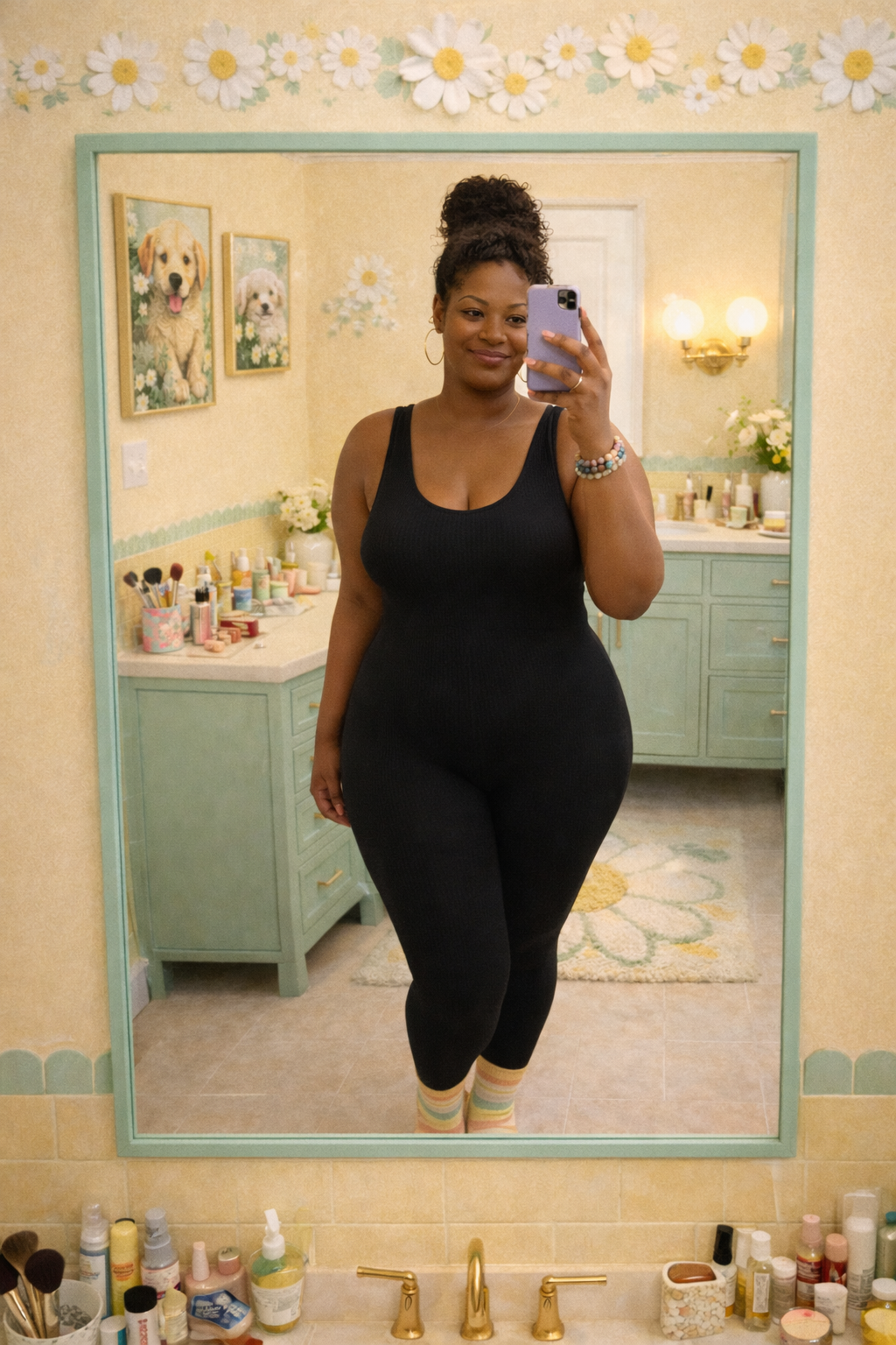 Kym Plus Size Ribbed Jumpsuit
