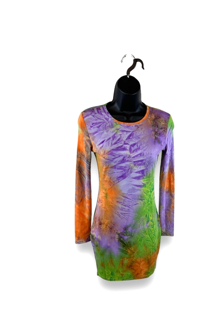 Ember Tie - dye Mini Dress - QueenzReign